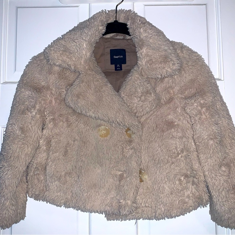 Gap kids, Super soft, absolutely amazing faux fur coat.  Worn 1x